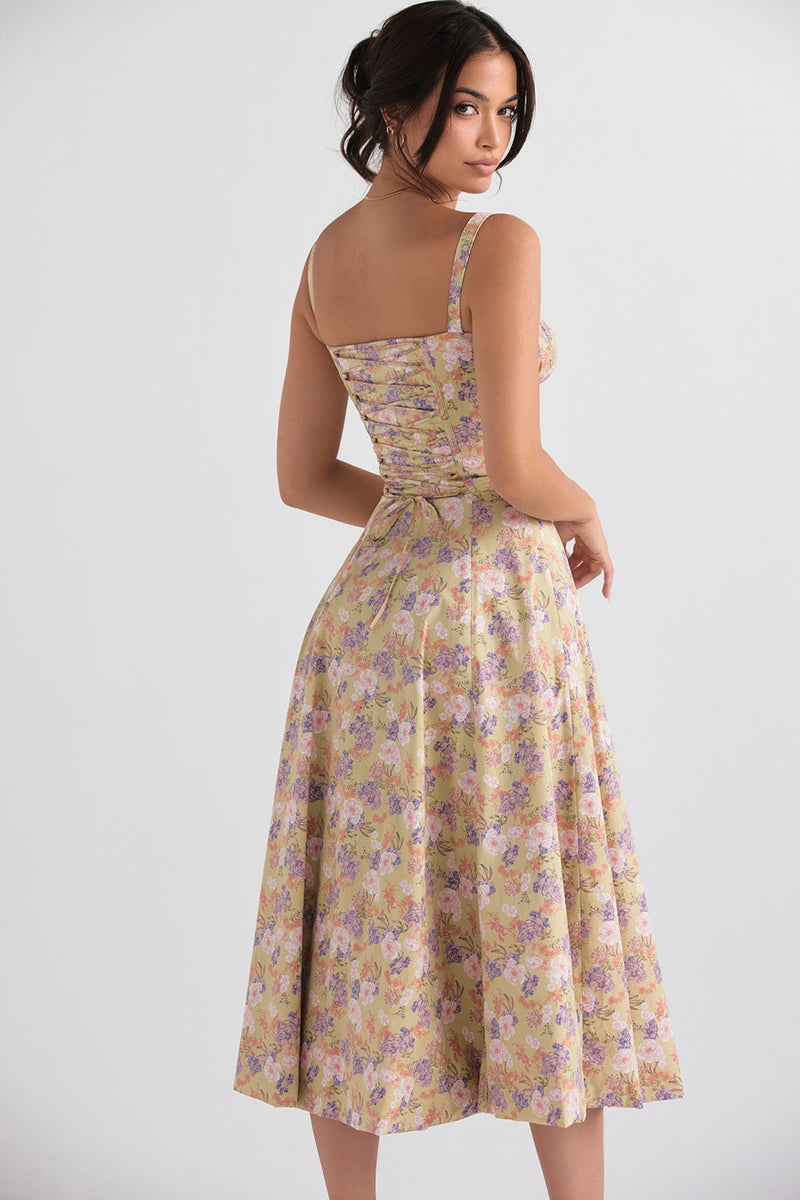 Bustier-Sommerkleid mit Taillenkorsett - Isabella