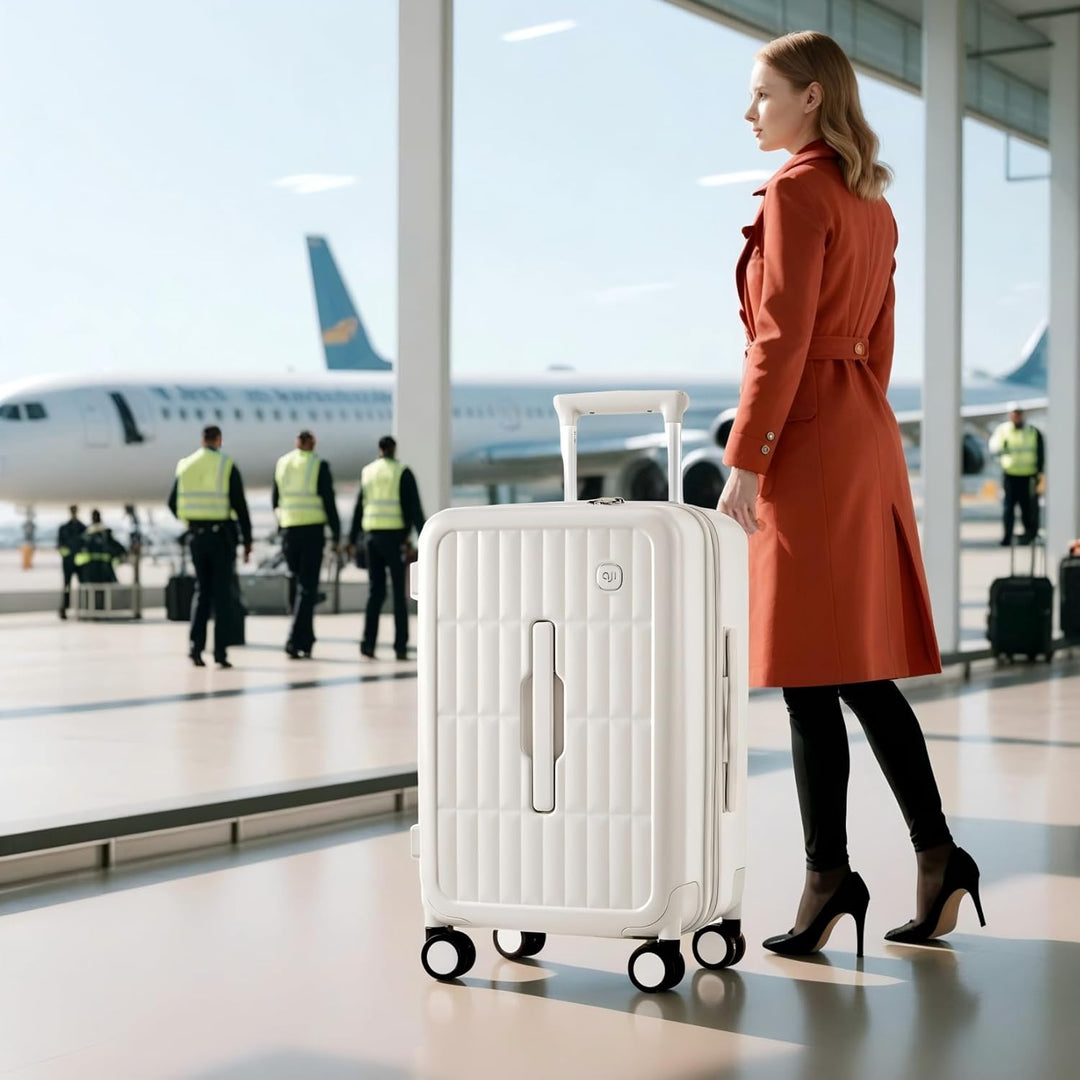 Großer Hartschalenkoffer mit 8 Spinner-Rollen