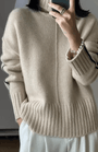Weicher Kaschmirmix Damenpullover mit Rollkragen – Liv