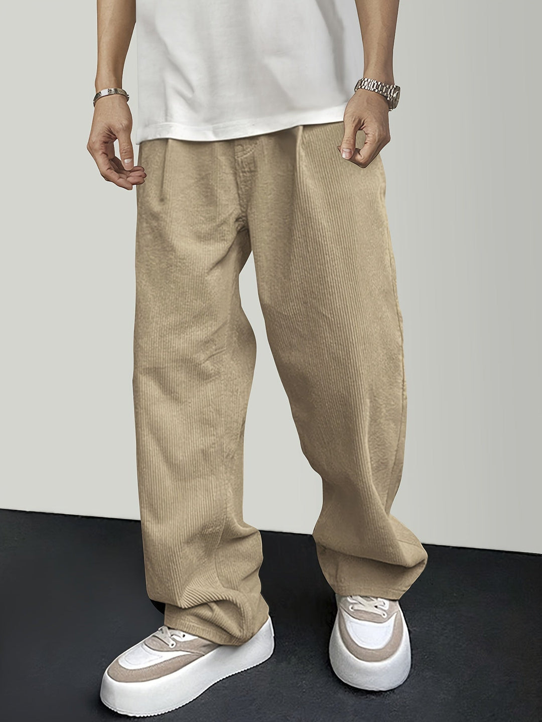 Lässige Cordhose für Herren mit Kordelzug - Mason