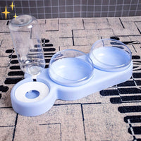Double Feeding Bowl with Automatic Water Filler - HydraFeeder