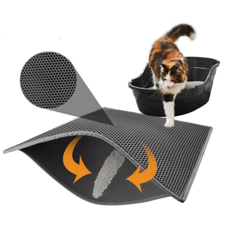 Catch mat for cat litter | Never have cat litter all over your house again