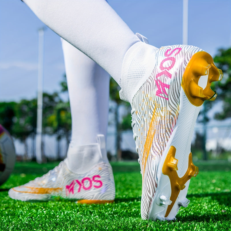 Herren-Fußballschuhe mit Grip & hohem Knöcheldesign – Dario