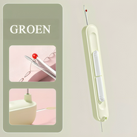 Groene variant volledig in beeld, met twee kleine inzetbeelden van het tornen en het inrijden 7