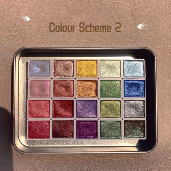 Mehrfarbiges Aquarellfarben-Set - ColorCrafter