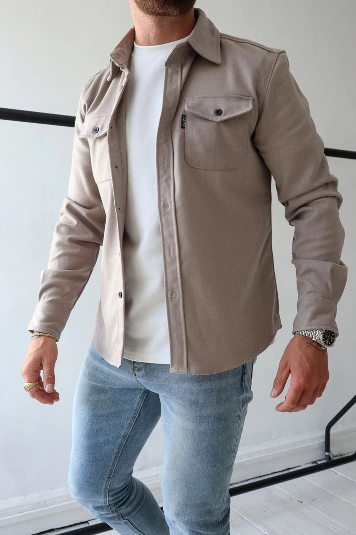 Modernes Hemdjacke für Herren – Elias