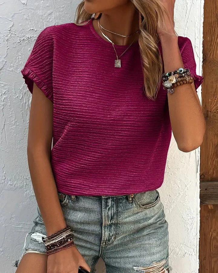 Zacht Katoenen Dames T-shirt – Élodie