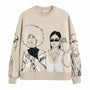 Locker sitzender Pullover mit Wolldruck - Elise