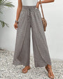 Damenhose mit hoher Taille & geometrischem Muster – Sapphira