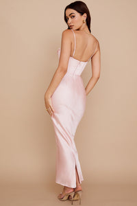 Trendiges Korsett Maxi-Kleid - Isabella