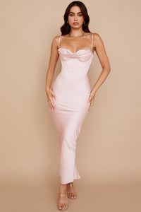 Trendiges Korsett Maxi-Kleid - Isabella