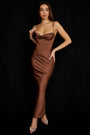 Trendiges Korsett Maxi-Kleid - Isabella
