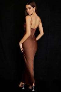 Trendiges Korsett Maxi-Kleid - Isabella