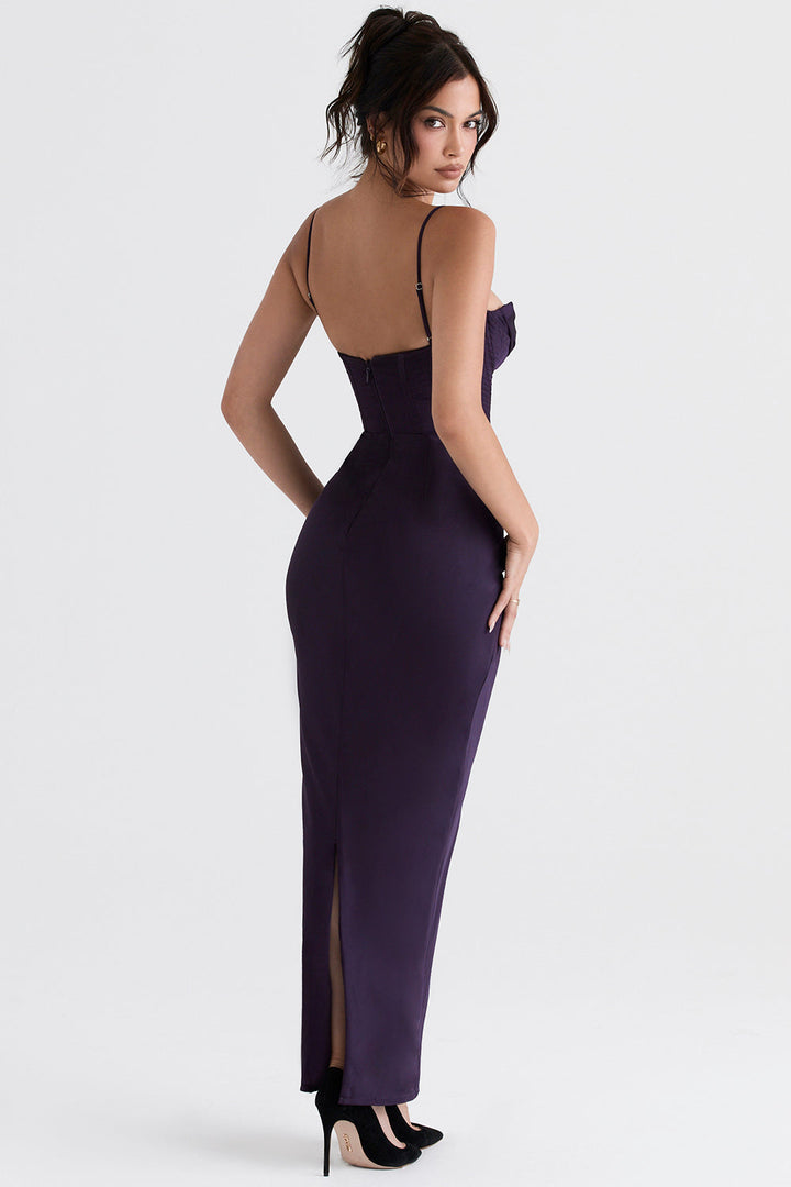 Trendiges Korsett Maxi-Kleid - Isabella