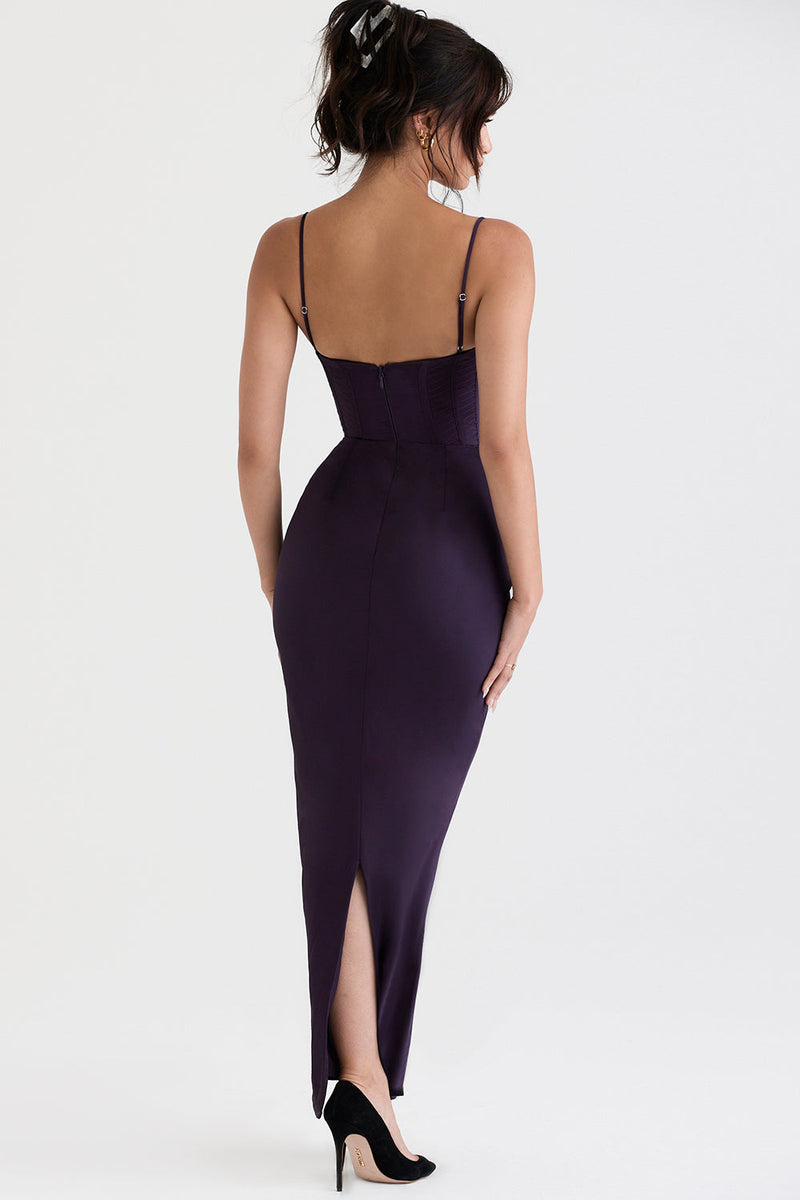 Trendiges Korsett Maxi-Kleid - Isabella