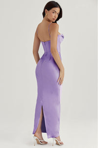 Trendiges Korsett Maxi-Kleid - Isabella