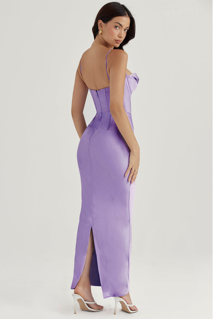 Trendiges Korsett Maxi-Kleid - Isabella