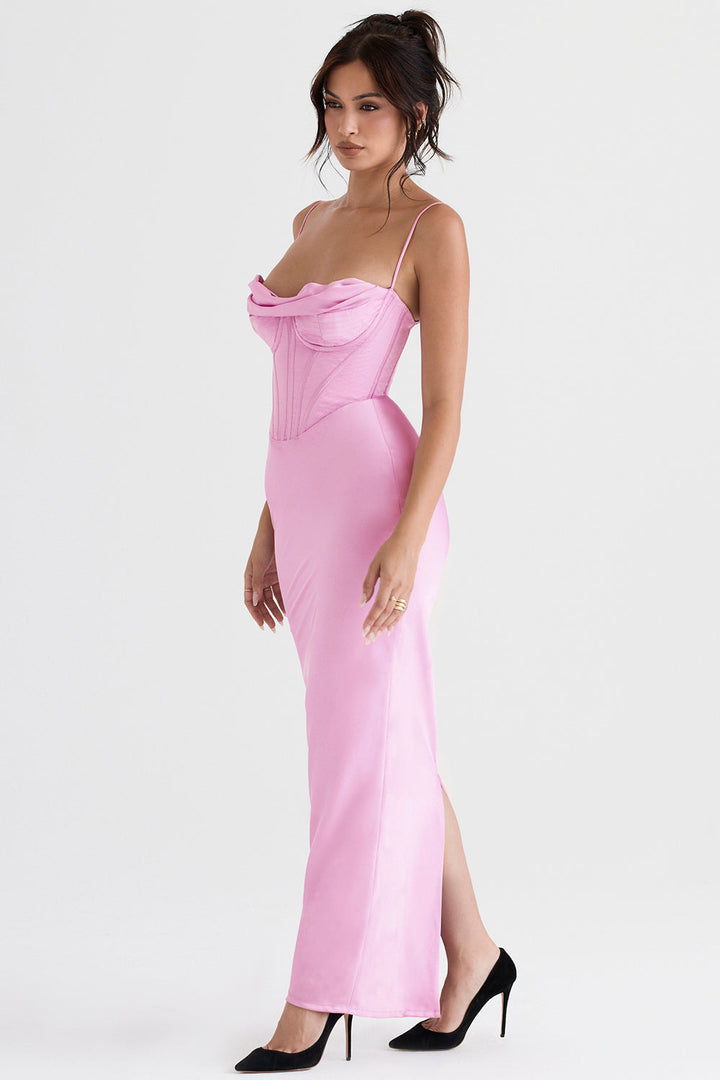 Trendiges Korsett Maxi-Kleid - Isabella