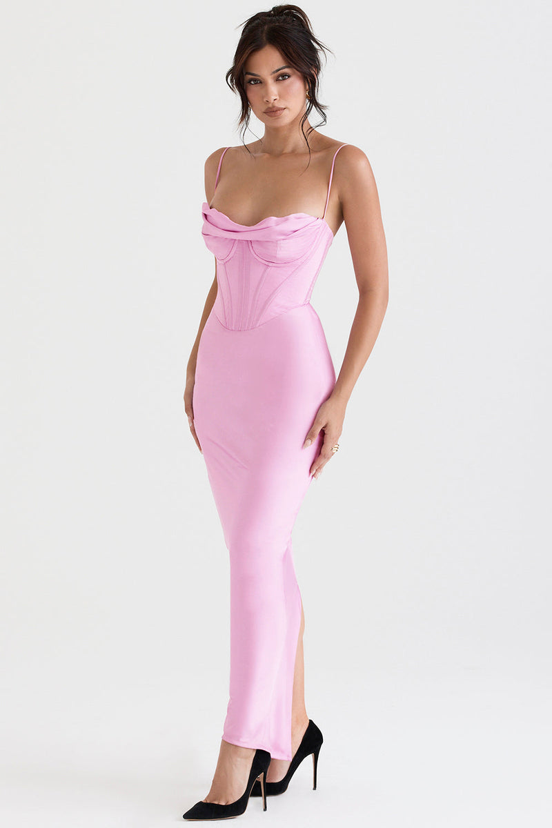 Trendiges Korsett Maxi-Kleid - Isabella