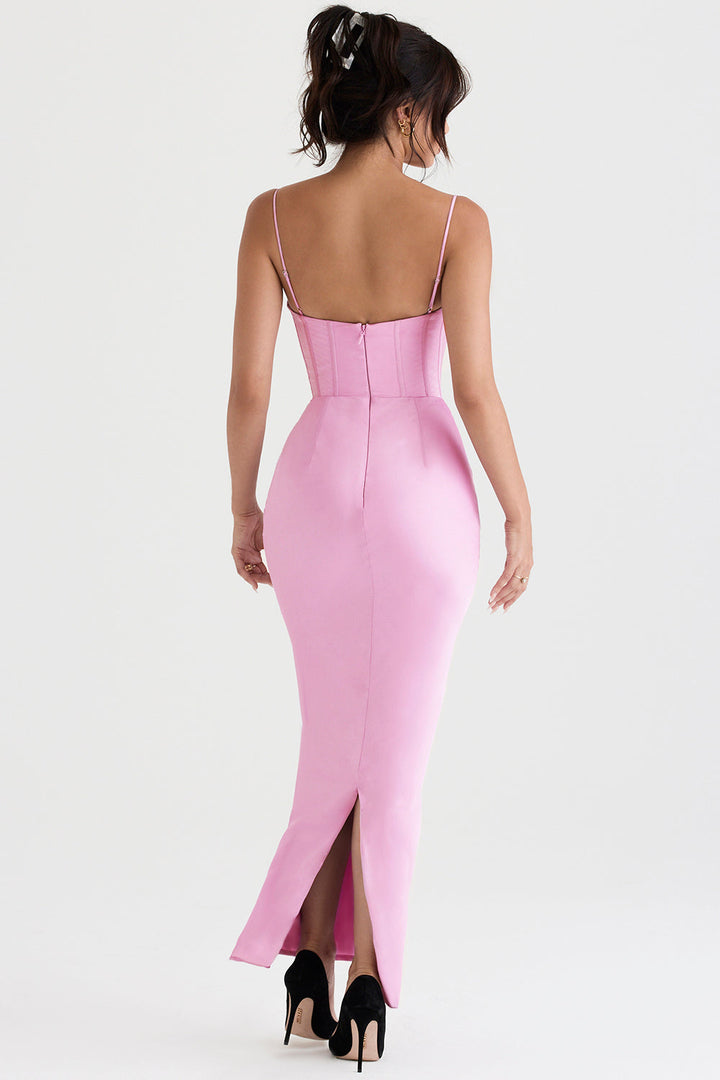 Trendiges Korsett Maxi-Kleid - Isabella