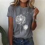 Bequemes Damen-T-Shirt mit Rundhalsausschnitt & weichem Stoff – Rhea
