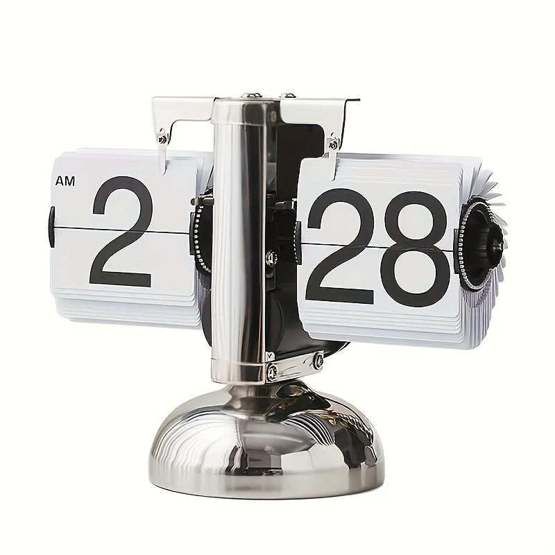 Retro Flip Klok met Staalaccent - TempoFlip