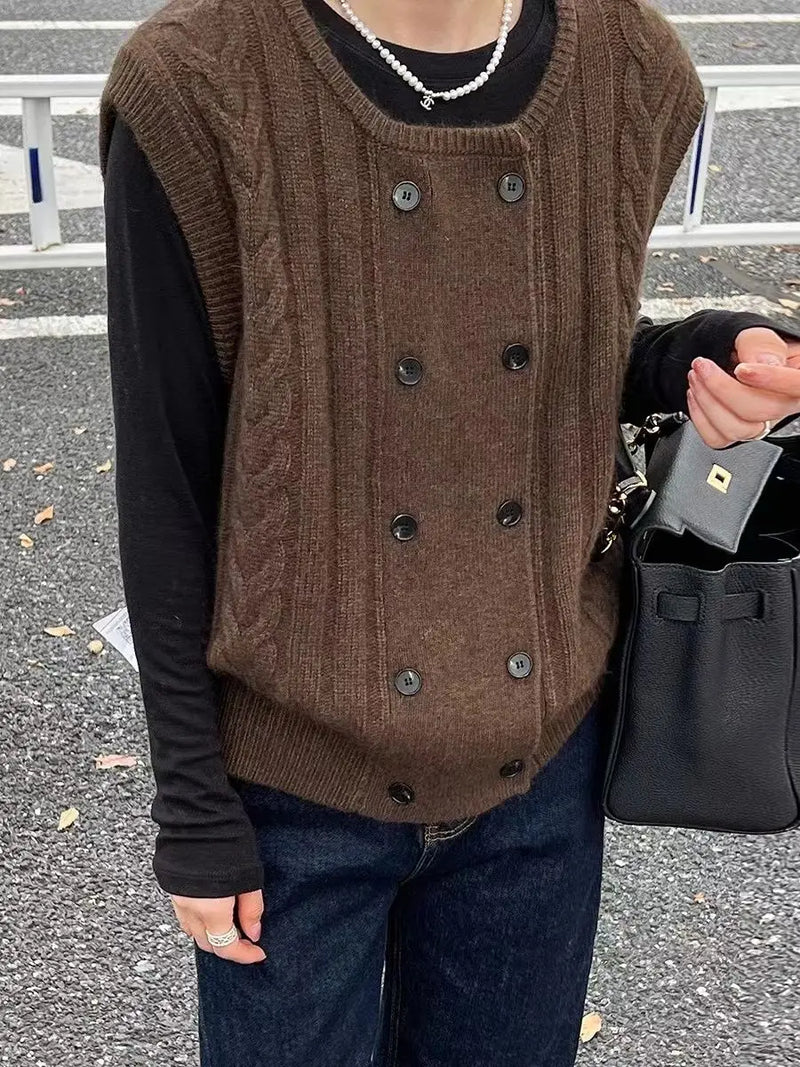 Grace Knitted Vest | Warm & Trendy