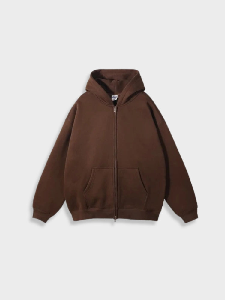Oversized Weste mit Reißverschluss - Ava