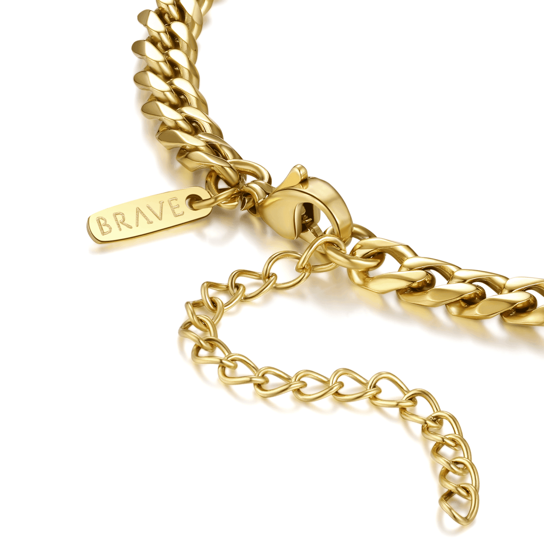 Stijlvolle Cubaanse Schakelketting - Noah