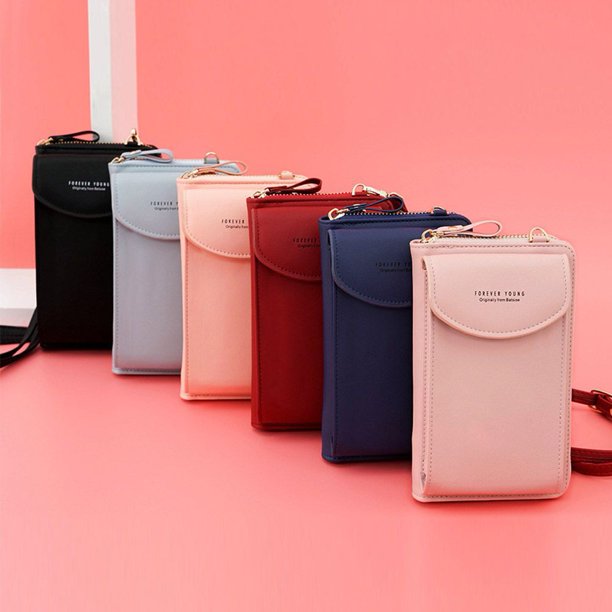 Kompakte PU-Leder-Schultertasche mit verstellbarem Riemen