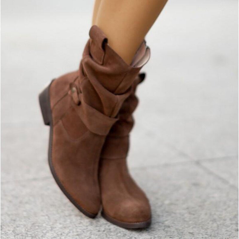 FrostStyle Stiefel | Stilvolle halbhohe Winterstiefel für Frauen