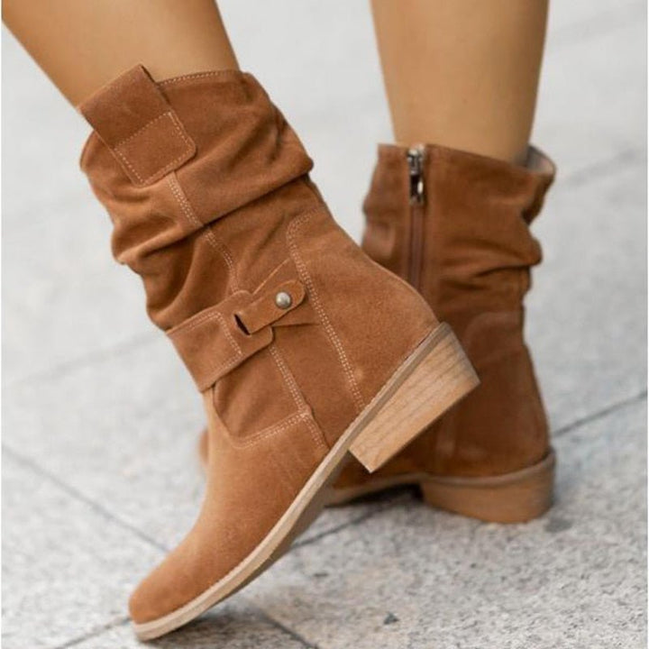 FrostStyle Stiefel | Stilvolle halbhohe Winterstiefel für Frauen