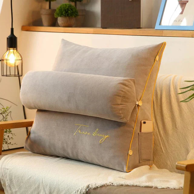 Ergonomisches Rückenstützkissen in Keilform – Relaxa