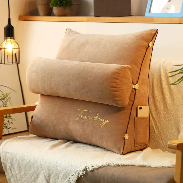 Ergonomisches Rückenstützkissen in Keilform – Relaxa
