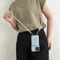 Leren Crossbody Telefoonhoes - Urban Chic