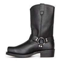 Stilvolle Leder-Herren-Cowboystiefel - Darius