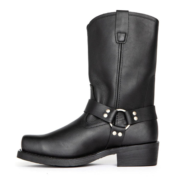 Stilvolle Leder-Herren-Cowboystiefel - Darius