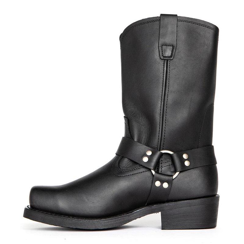 Stilvolle Leder-Herren-Cowboystiefel - Darius