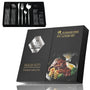 24-teiliges Edelstahl Besteckset – Aurinox