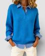 Chic Knit V-Neck Sweater 1