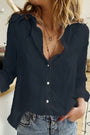 Bequeme Leinen-Damenbluse – Livia