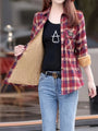 Gefütterte Casual Damenbluse - Nora