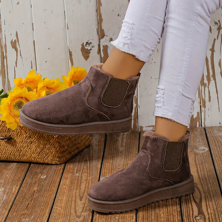 Bequeme thermische Slip-on Snowboots - Sofia