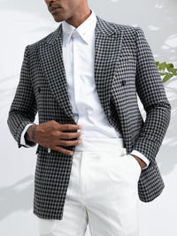 Stilvoller Kariert Herrenblazer - Oliver