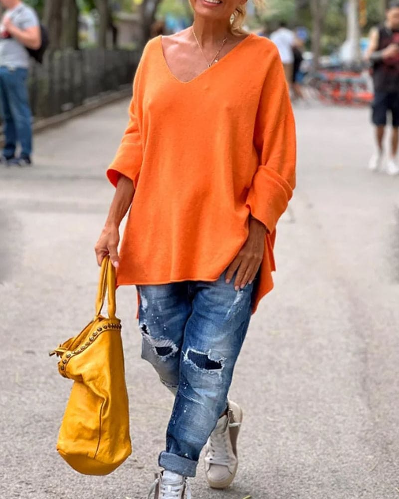Oversized Damenpullover - Alina