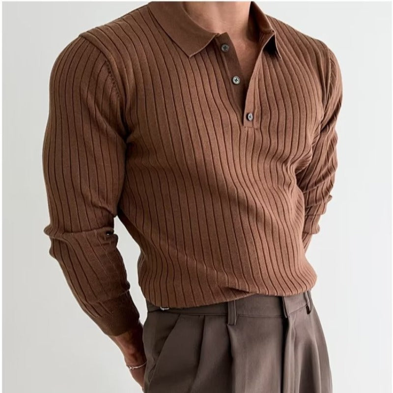 Trendiger Herren-Herbst-Polopullover - Oliver