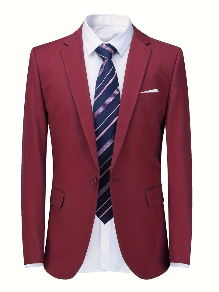 Klassischer einfarbiger Herrenblazer - Floris
