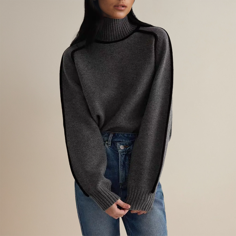 Stilvoller Damen Rollkragenpullover - Clara