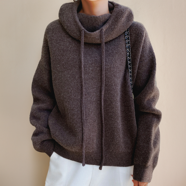 Trendiger Damenpullover mit Rollkragen - Sophie