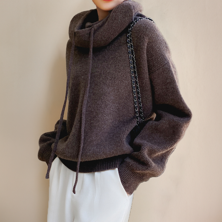 Merino Woll Damenrollkragenpullover - Lena